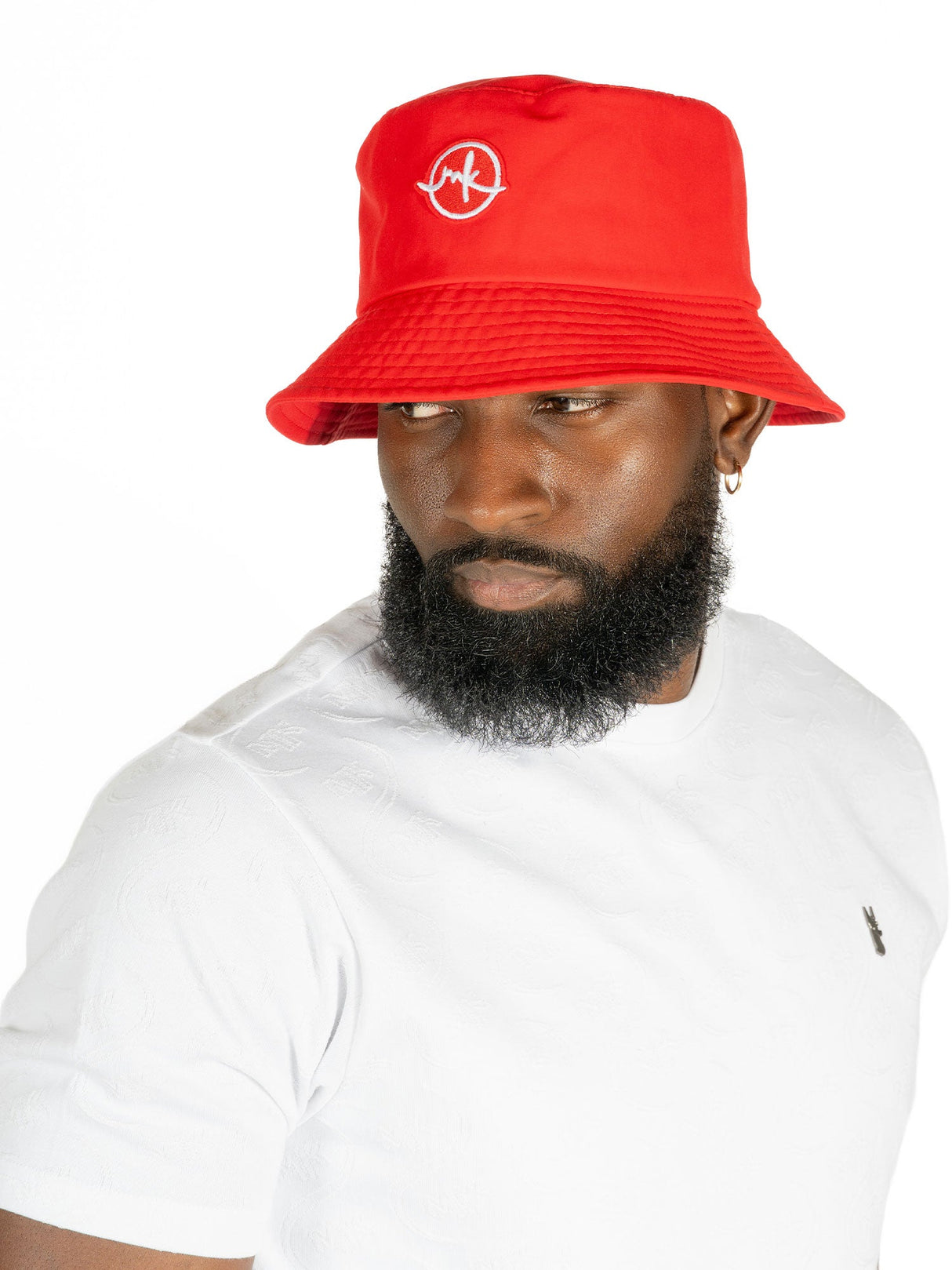 Makobi M033 Colton Nylon Bucket Hat - Red