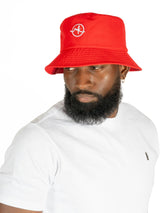 Makobi M033 Colton Nylon Bucket Hat - Red