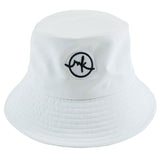 Makobi M033 Colton Nylon Bucket Hat - White