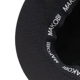 Makobi M034 Adorni Nylon Bucket Hat - Black