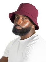 Makobi M034 Adorni Nylon Bucket Hat - Burgundy
