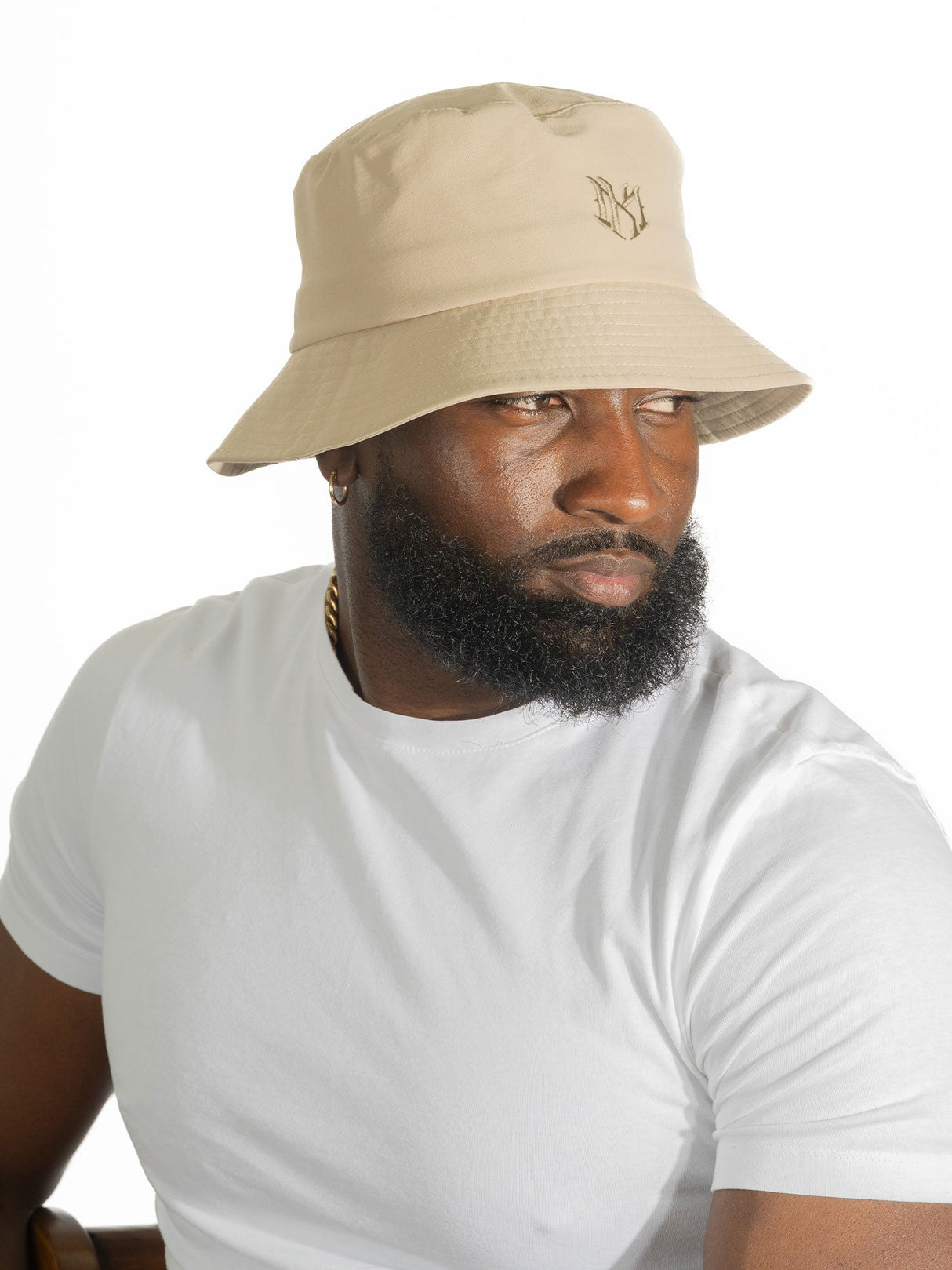 Makobi M034 Adorni Nylon Bucket Hat - Khaki