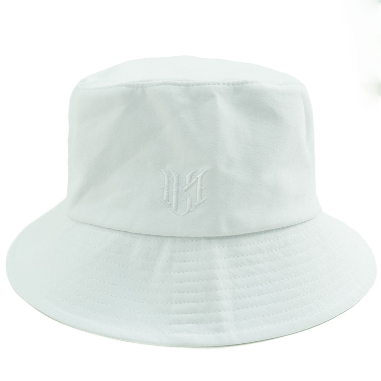 Makobi M034 Adorni Nylon Bucket Hat - White