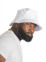 Makobi M034 Adorni Nylon Bucket Hat - White