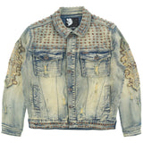 Makobi Denim Jacket | M1013 Positoni Denim - Dirt