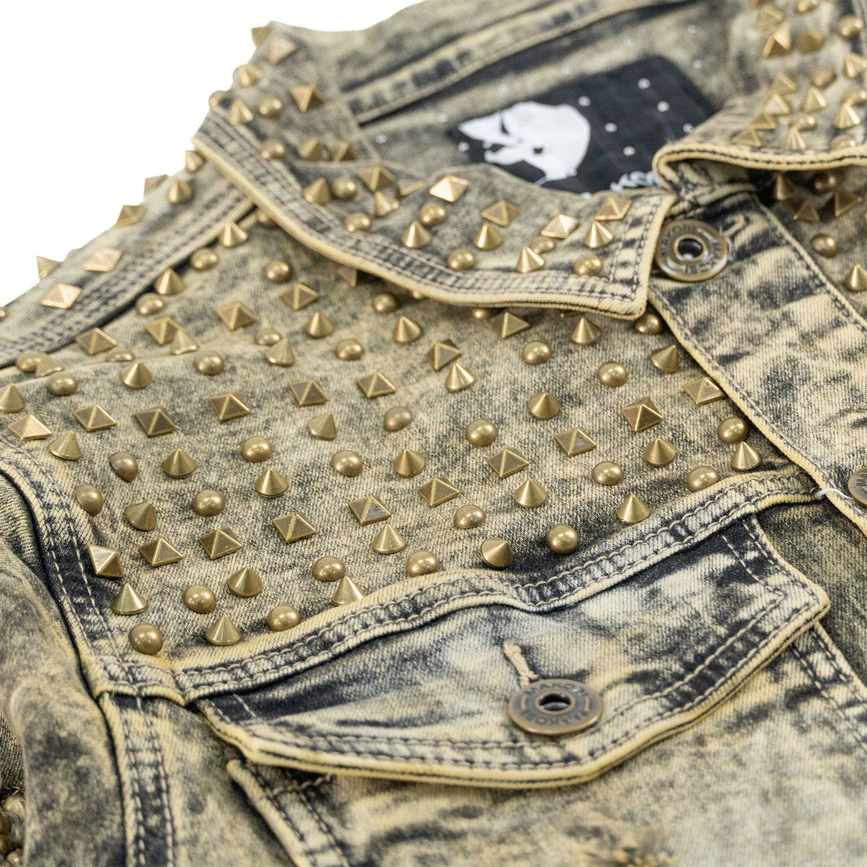 Makobi Denim Jacket | M1013 Positoni Denim - Olive