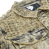 Makobi Denim Jacket | M1013 Positoni Denim - Olive