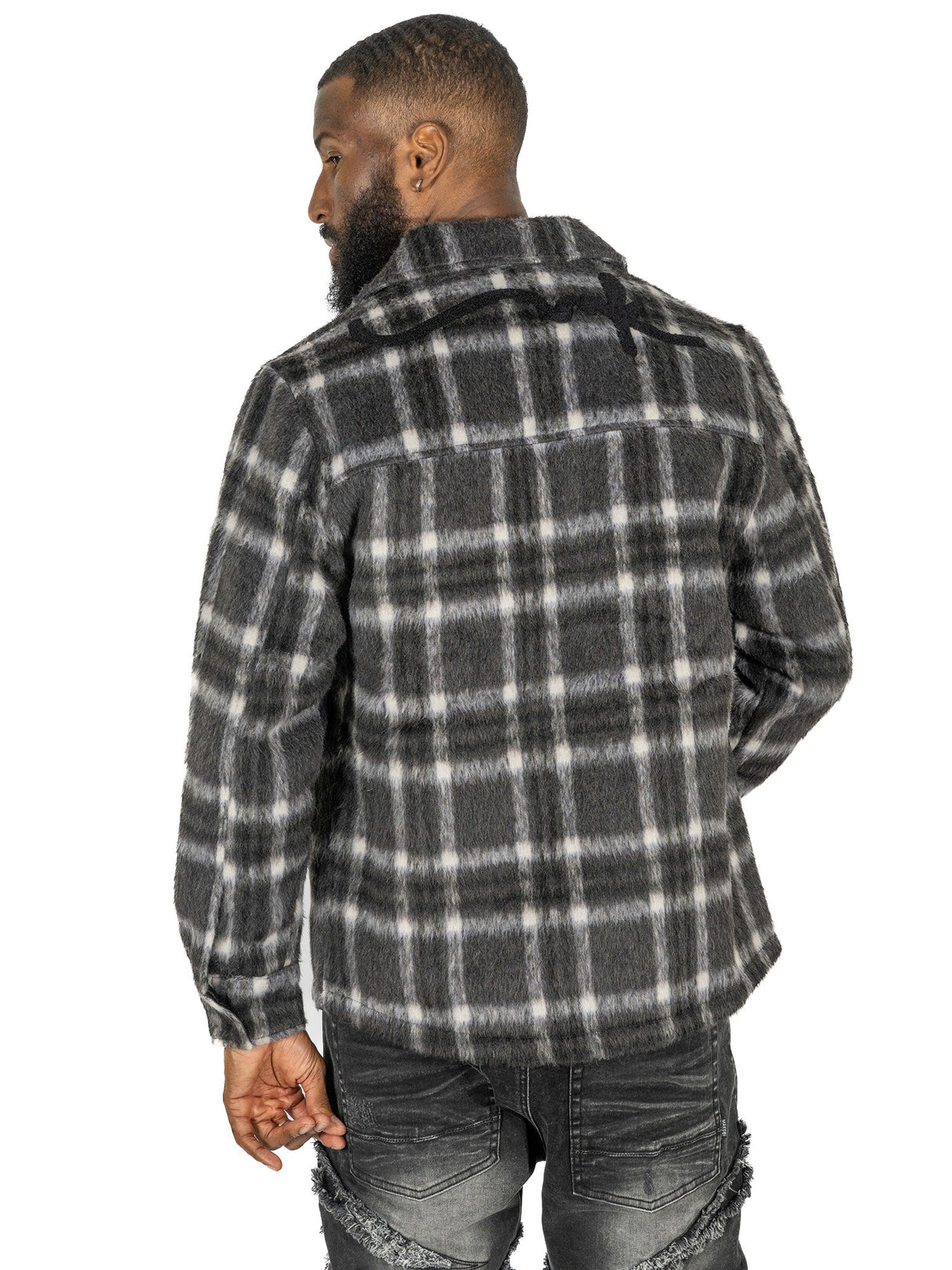 Makobi M1048 Gabana 24' Shacket - Black