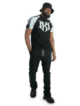 Makobi M119 Adorni Reglan T-shirt - Black