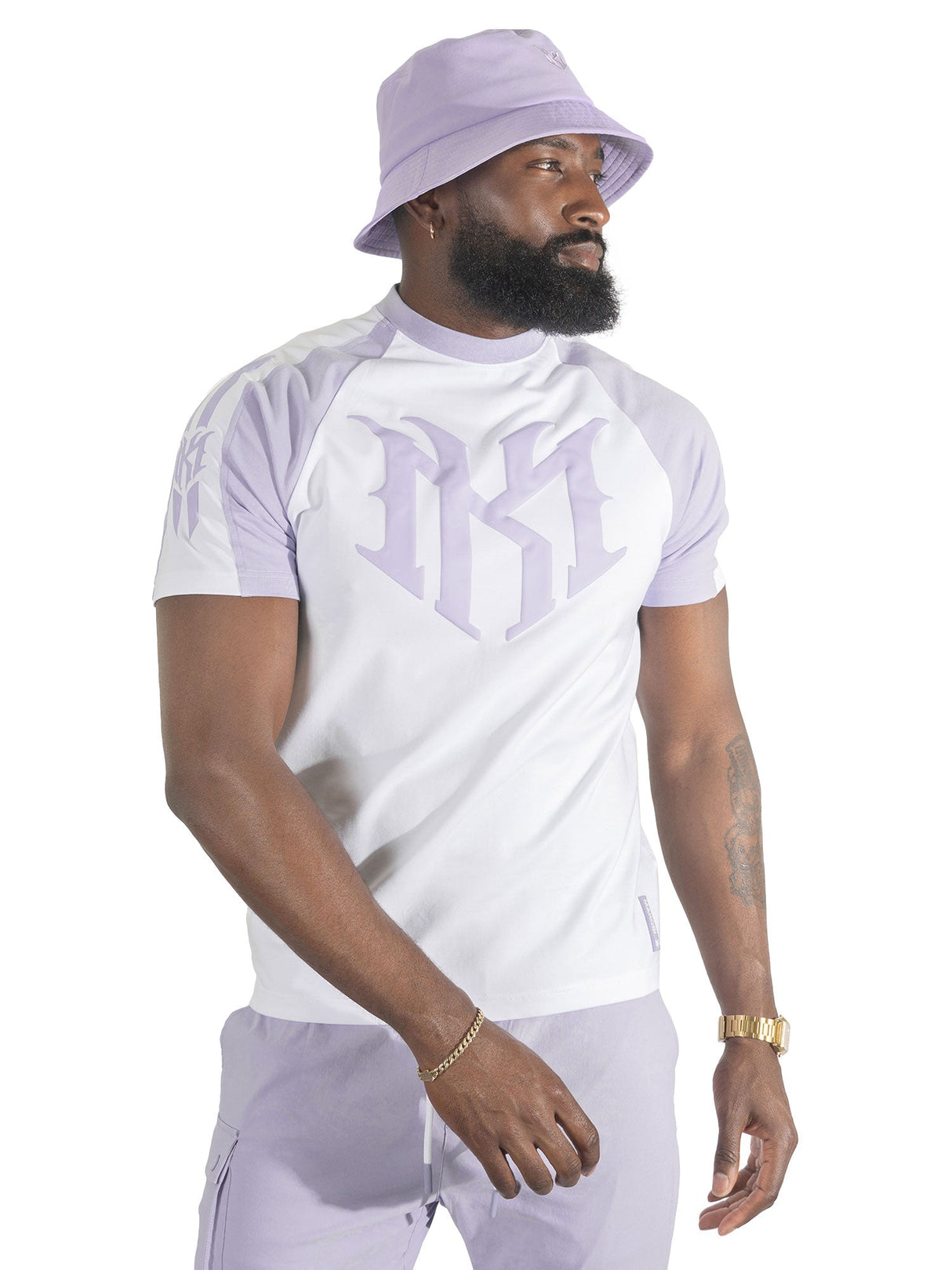 Makobi M119 Adorni Reglan T-shirt - Lavander
