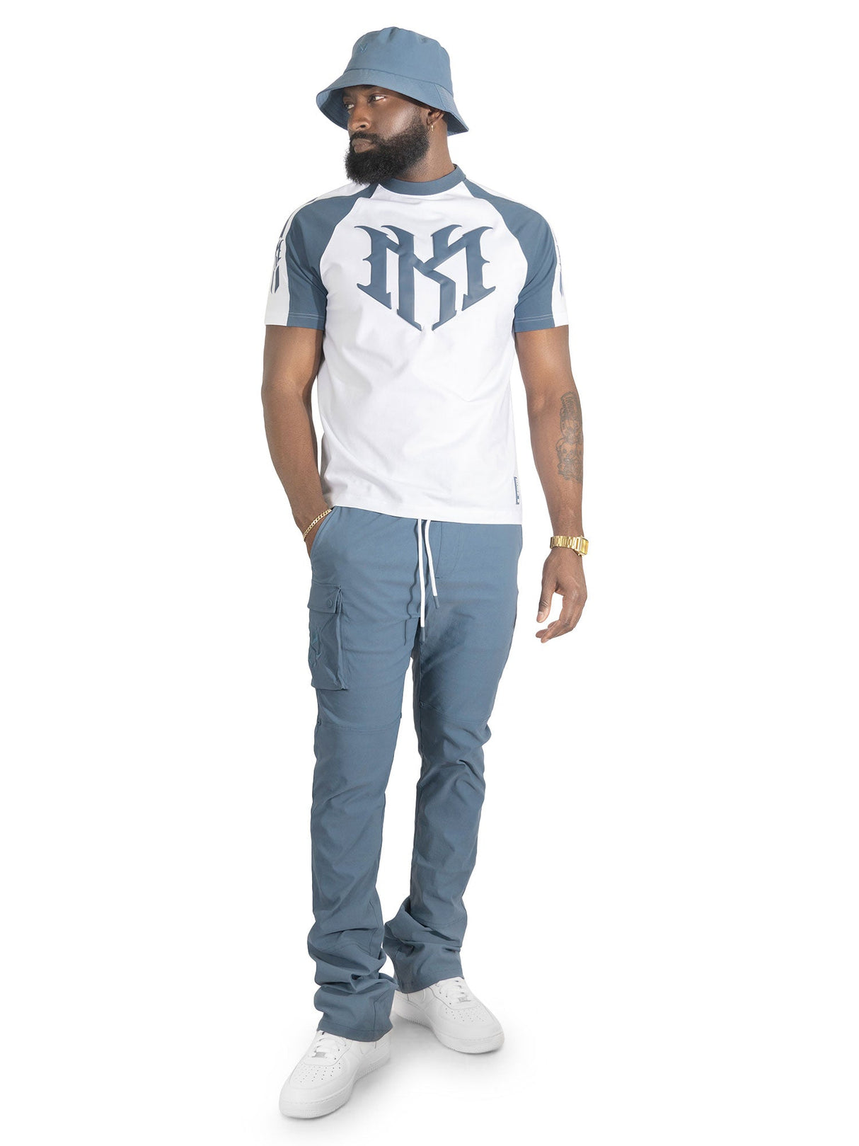 Makobi M119 Adorni Reglan T-shirt - Midnight Blue