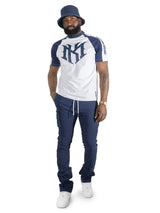 Makobi M119 Adorni Reglan T-shirt - Navy