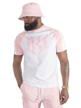 Makobi M119 Adorni Reglan T-shirt - Pink