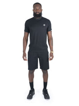 Makobi M121 Modena Knit Crewneck Tee - Black