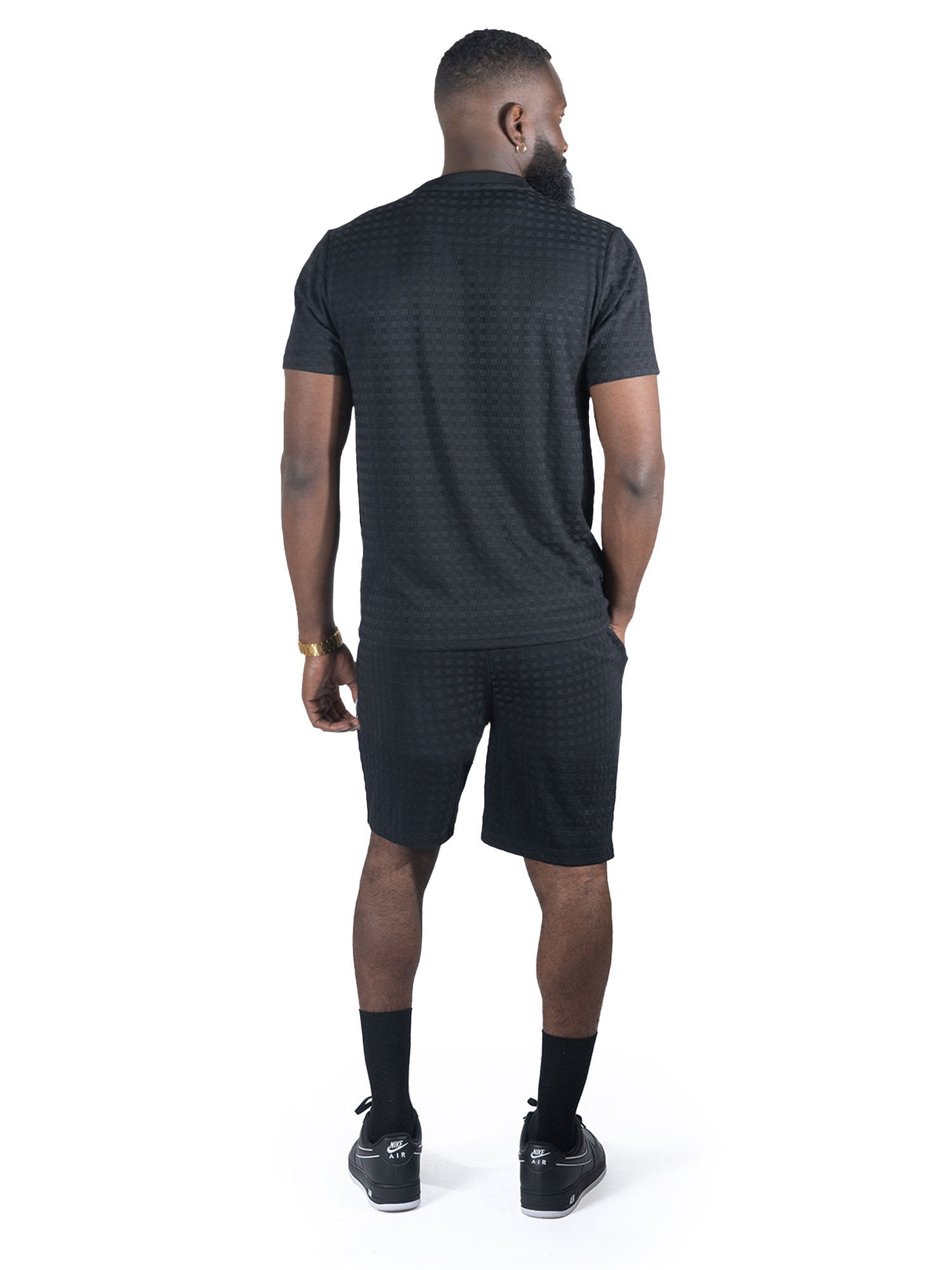 Makobi M121 Modena Knit Crewneck Tee - Black