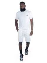 Makobi M121 Modena Knit Crewneck Tee - White