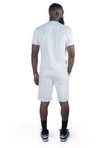 Makobi M121 Modena Knit Crewneck Tee - White