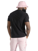Makobi Jersey Shirt | M138 Prestige Tee - Black.Pink