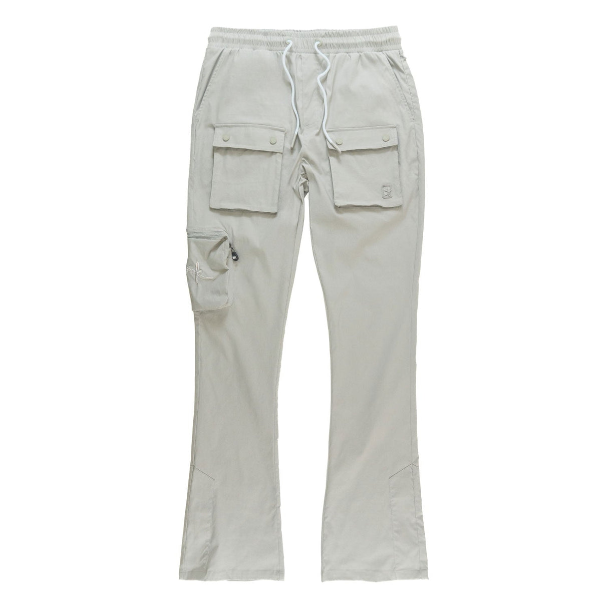 Makobi M1625 Sartoni Nylon Stacked Pants - Gray