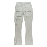 Makobi M1625 Sartoni Nylon Stacked Pants - Gray