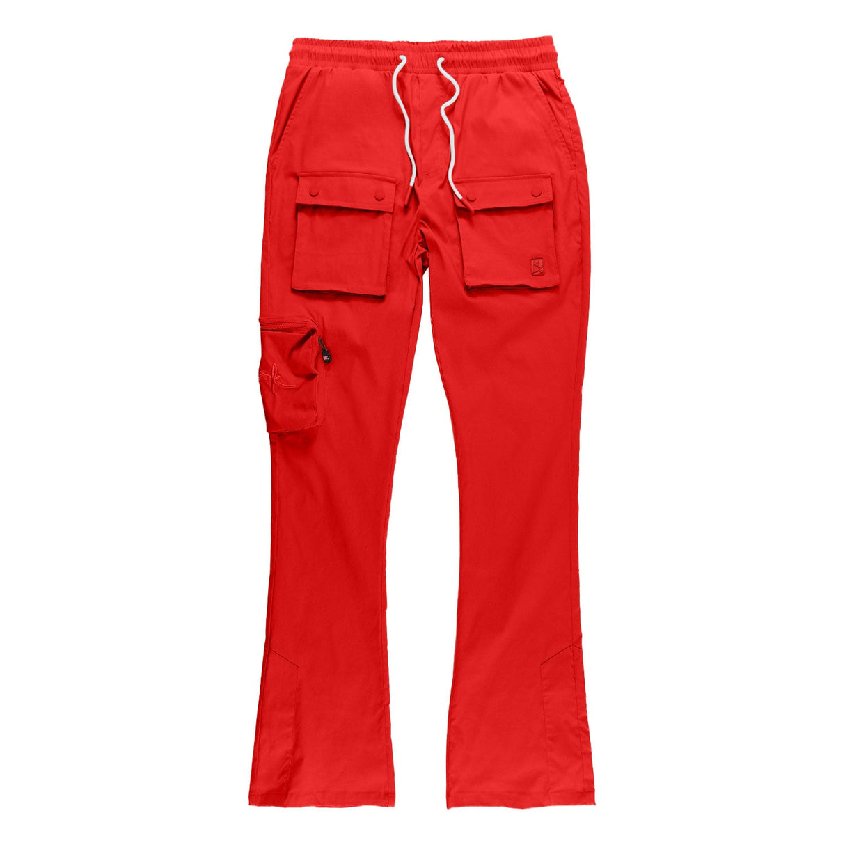 Makobi M1625 Sartoni Nylon Stacked Pants - Red