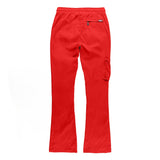 Makobi M1625 Sartoni Nylon Stacked Pants - Red
