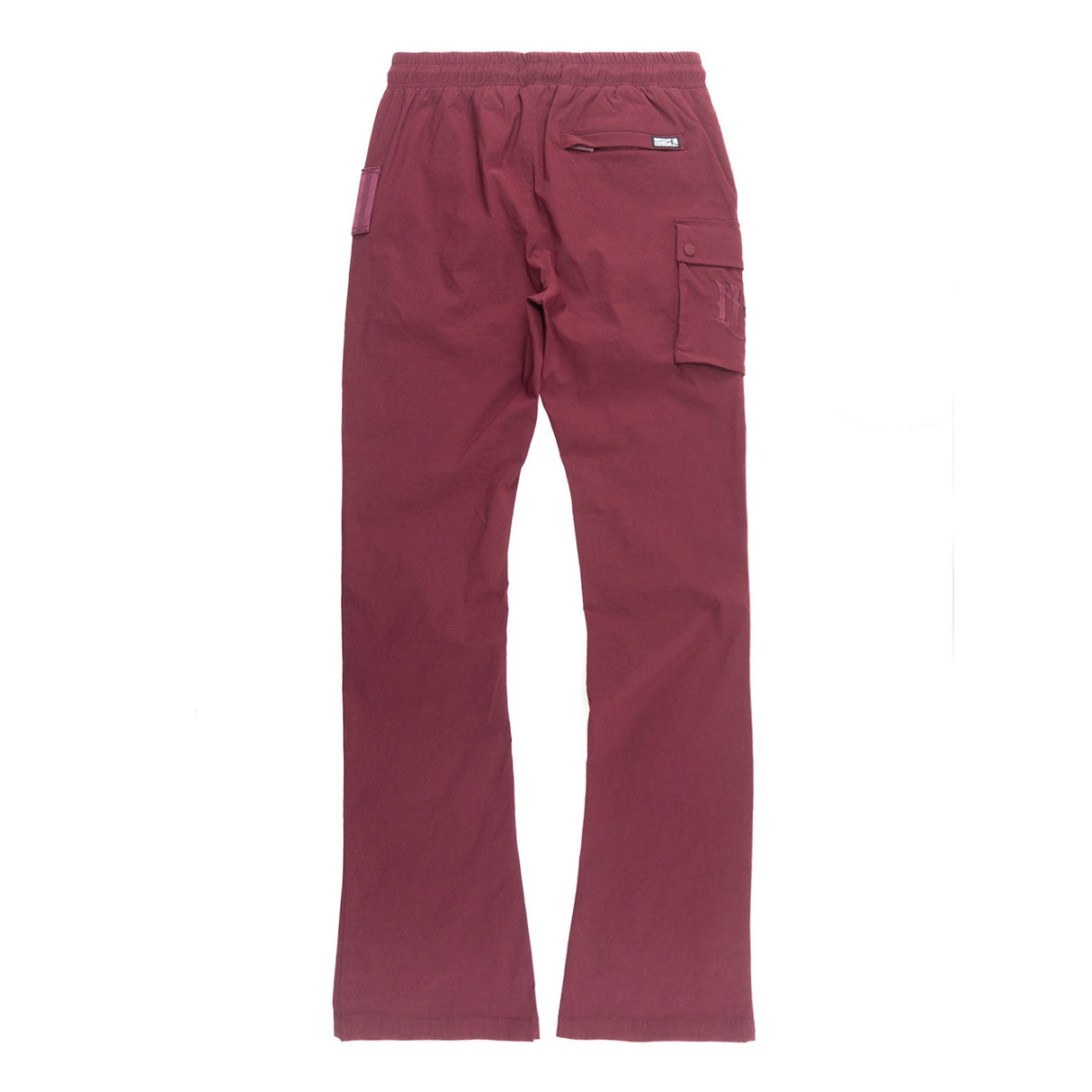 Makobi Nylon Pants | M1634 Adorni Stacked - Burgundy