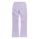 Makobi Nylon Pants | M1634 Adorni Stacked - Lavender