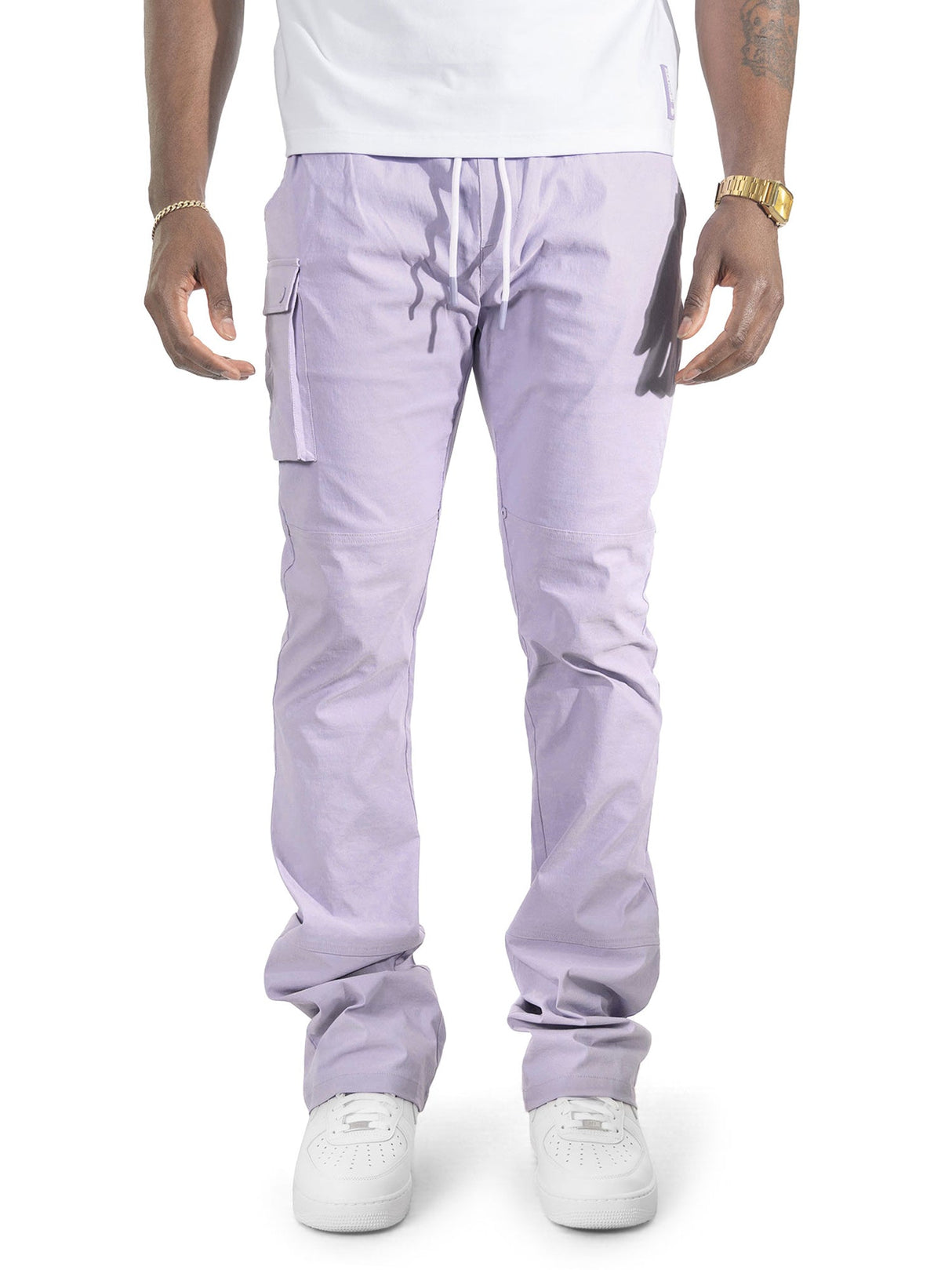 Makobi Nylon Pants | M1634 Adorni Stacked - Lavender