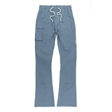 Makobi Nylon Pants | M1634 Adorni Stacked - Midnight Blue