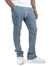 Makobi Nylon Pants | M1634 Adorni Stacked - Midnight Blue