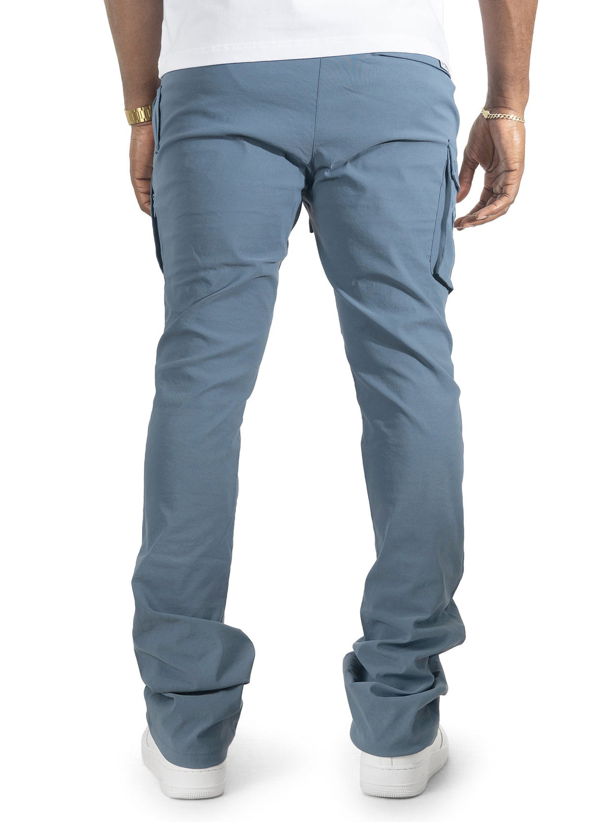 Makobi Nylon Pants | M1634 Adorni Stacked - Midnight Blue