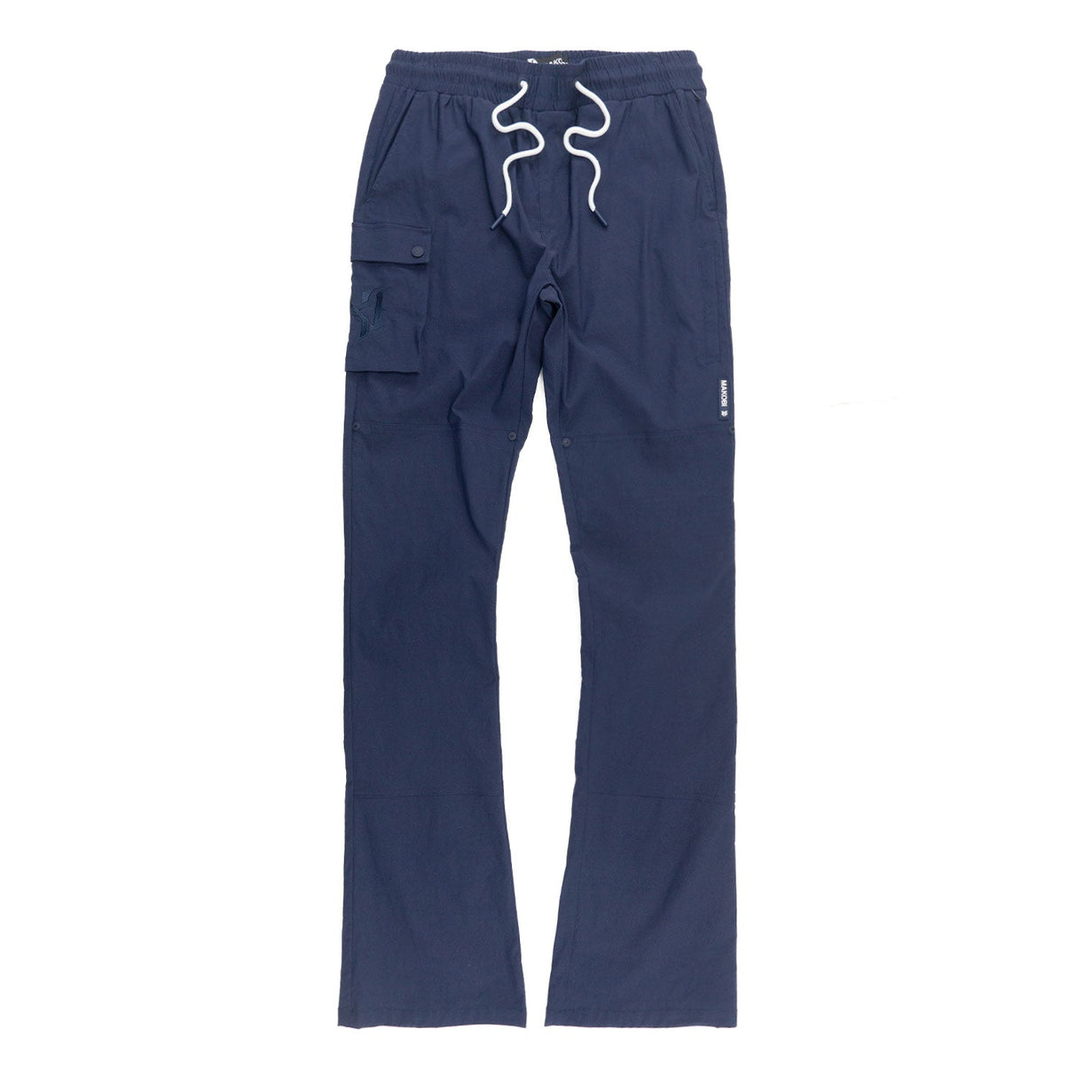 Makobi Nylon Pants | M1634 Adorni Stacked - Navy