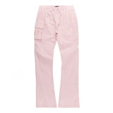Makobi Nylon Pants | M1634 Adorni Stacked - Pink