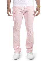 Makobi Nylon Pants | M1634 Adorni Stacked - Pink