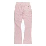 Makobi Nylon Pants | M1634 Adorni Stacked - Pink