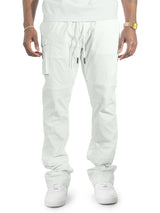 Makobi Nylon Pants | M1634 Adorni Stacked - White