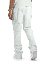 Makobi Nylon Pants | M1634 Adorni Stacked - White