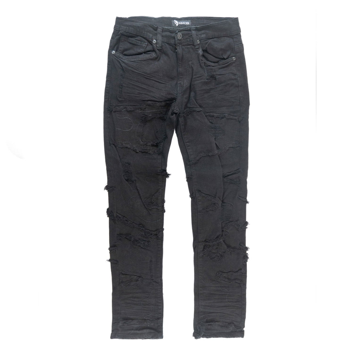 Makobi M1726 Amato Jeans - Black