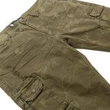 Makobi M1737 Berteli Acid Cargo Pants - Olive