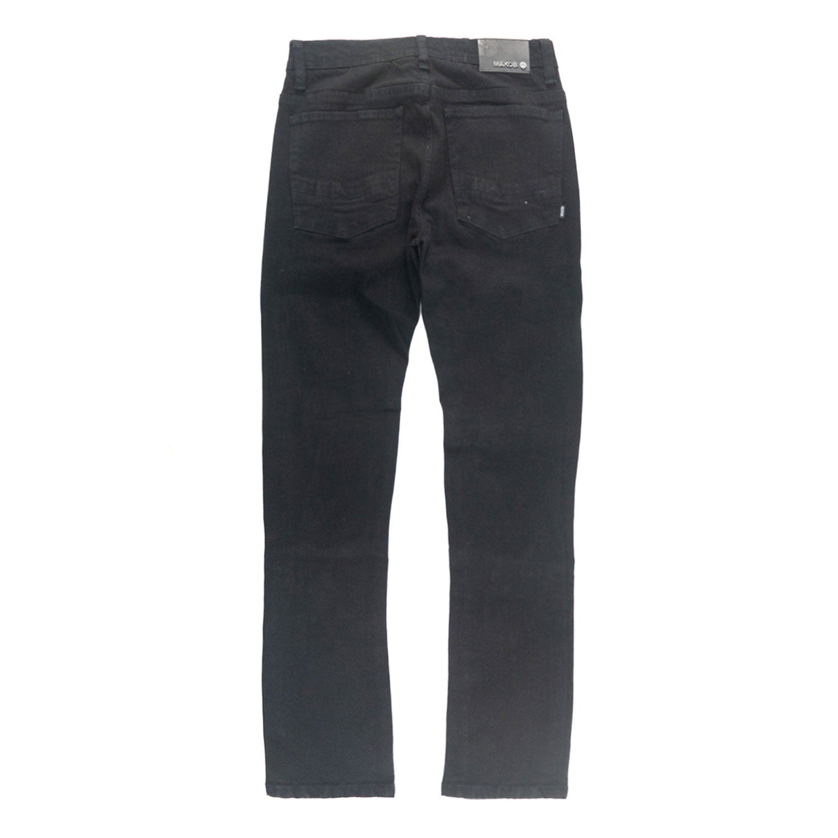 Makobi Slim Fit Jeans | M1753 Bionco Pants - Black-Black