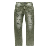 Makobi Slim Fit Jeans | M1753 Bionco Pants - Olive