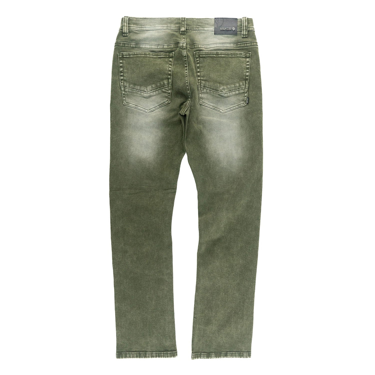 Makobi Slim Fit Jeans | M1753 Bionco Pants - Olive