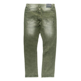 Makobi Slim Fit Jeans | M1753 Bionco Pants - Olive