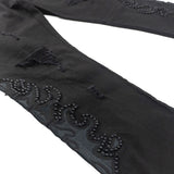 Makobi Slim Fit Jeans | M1913 Positoni Pants - Black