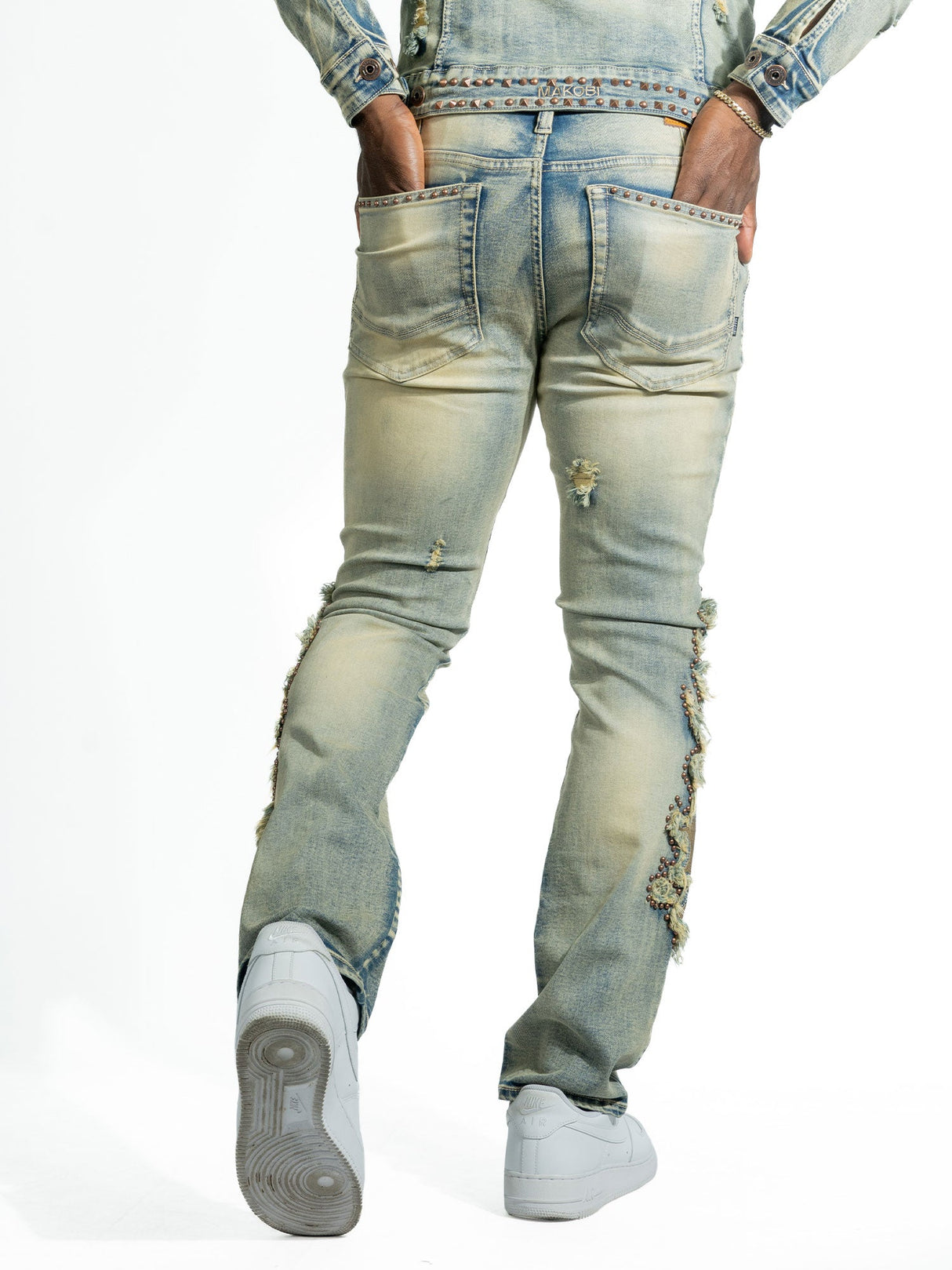 Makobi Slim Fit Jeans | M1913 Positoni Pants - Dirt