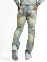 Makobi Slim Fit Jeans | M1913 Positoni Pants - Dirt