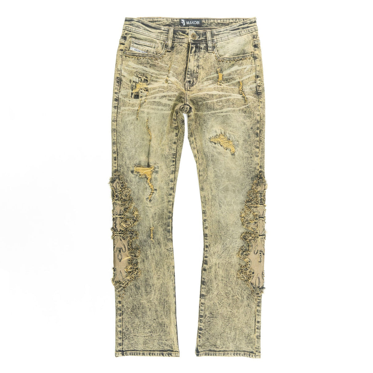 Makobi Slim Fit Jeans | M1913 Positoni Pants - Olive