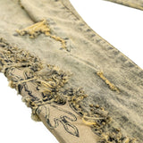 Makobi Slim Fit Jeans | M1913 Positoni Pants - Olive