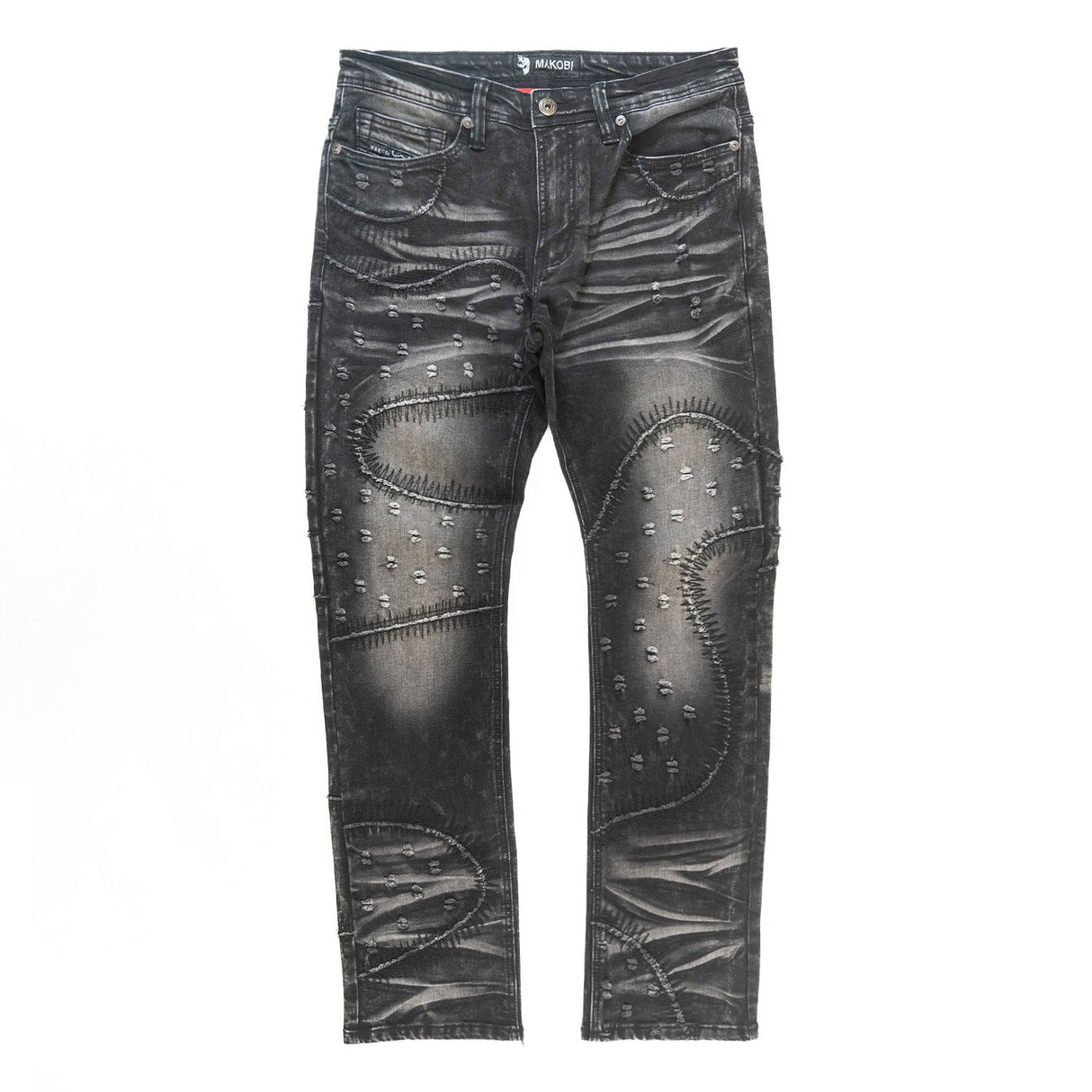 Makobi Slim Fit Jeans | M1935 Esposito Pants - Black